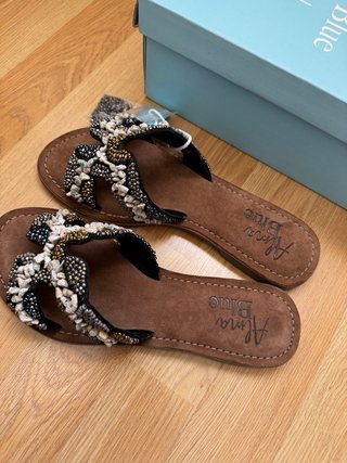 Sandalias Alma Blue Marrón Multicolor