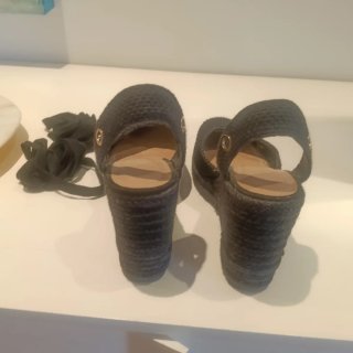 Cuñas Zara Negras Talla 38