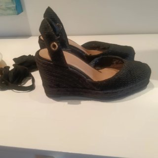 Cuñas Zara Negras Talla 38