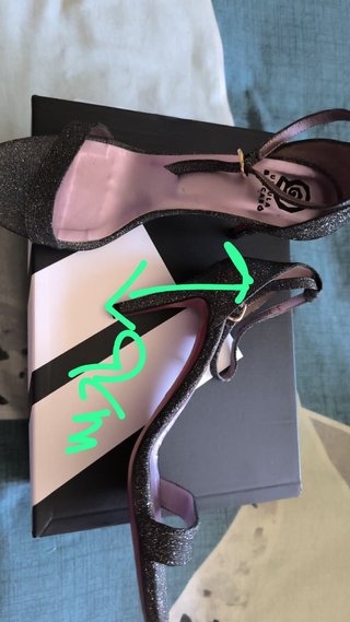 Sandalias Úrsula Mascaró Brillo Talla 39