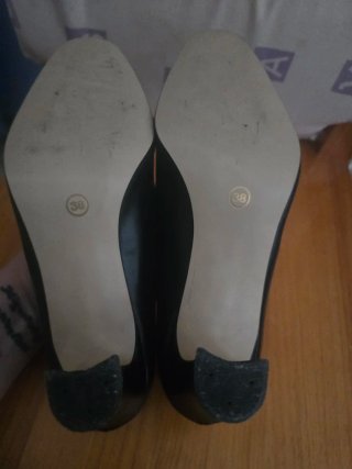 Zapatos de Salón Negros Talla 38