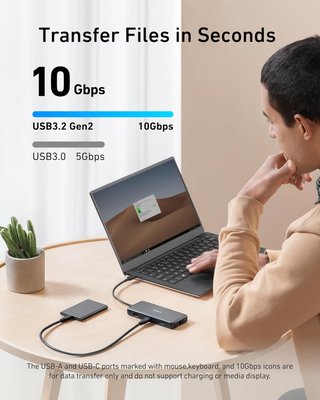 Hub USB C Anker MacBook iPad 8 en 1