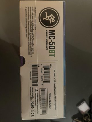 Cascos Inalámbricos Mackie MC-50BT Bluetooth