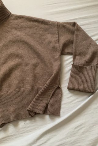 Jersey de invierno marrón