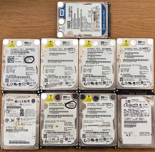 9 HD: 6x160GB, 3x120GB testati con kristalTest.