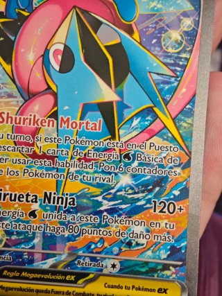 Carta Pokémon Mega-Greninja EX 116/086