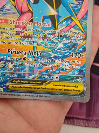 Carta Pokémon Mega-Greninja EX 116/086