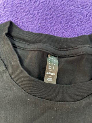 Camiseta Adidas Hombre Negra