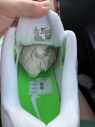 Nike Reax 8 Zapatillas Blancas y Verdes