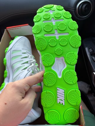Nike Reax 8 Zapatillas Blancas y Verdes
