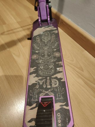Patinete Oxelo Morado Camuflaje