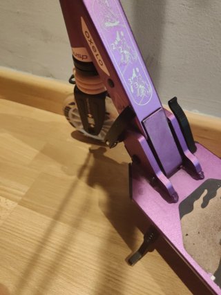 Patinete Oxelo Morado Camuflaje