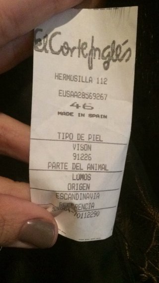 Abrigo de bisonte marrón
