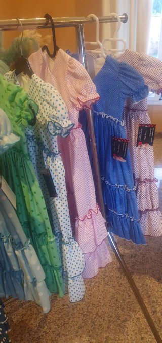 Traje de flamenca niña
