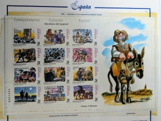 Álbum  Sellos España Monarquia 1997-2002 nuevos**