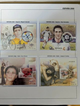 Álbum  Sellos España Monarquia 1997-2002 nuevos**