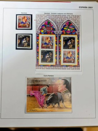 Álbum  Sellos España Monarquia 1997-2002 nuevos**