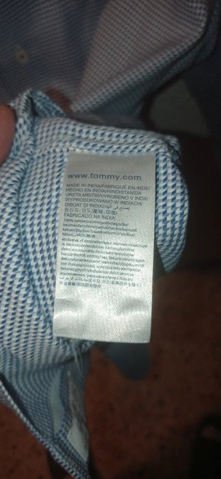 Camisa Tommy Hilfiger Azul Talla L
