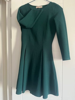 Vestido verde Bershka