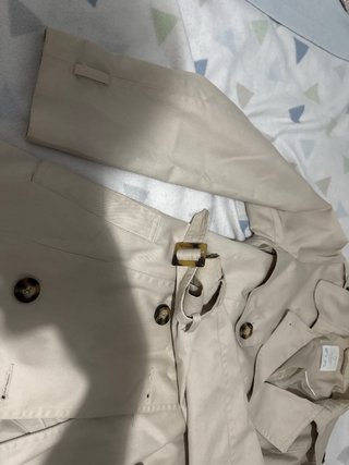 Gabardina beige talla S