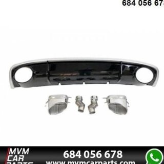 Difusor Trasero Audi A4 B8 4P / Avant 12-15 Look R