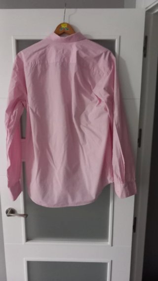 Camisa de vestir rosa para hombre