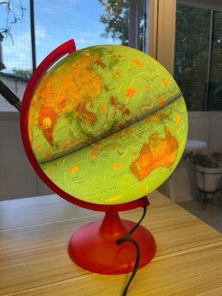 Lámpara Globo Terráqueo Infantil