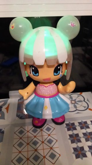 Pin y Pon Muñeca Azul y Rosa