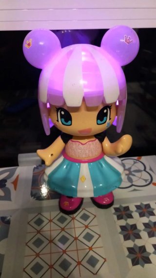 Pin y Pon Muñeca Azul y Rosa