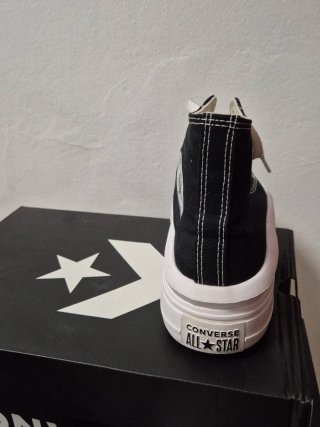Converse plataforma negras talla 37.5