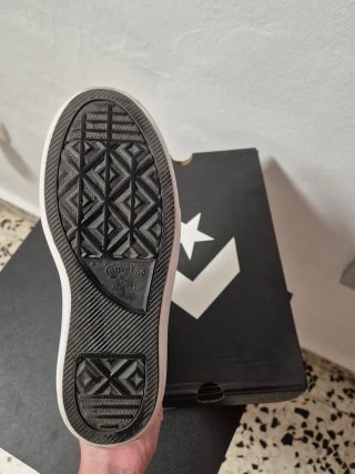Converse plataforma negras talla 37.5