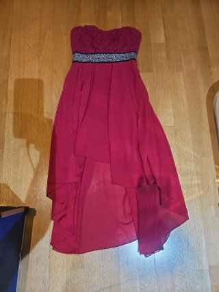 Vestido de fiesta rosa/rojo