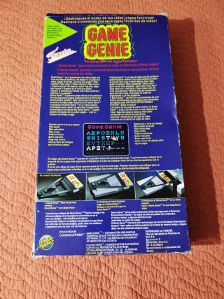 Game Genie Nintendo NES - Potenciador Videojuegos