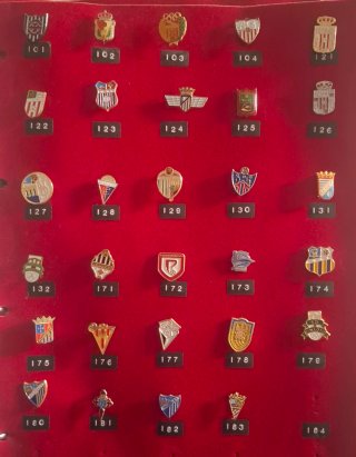 Pins Equipos de Fútbol por unidad