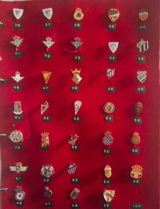 Pins Equipos de Fútbol por unidad