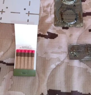 Kit Supervivencia Militar Fuego Papel Celulosa
