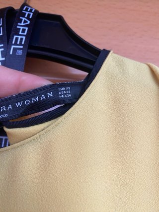 Conjunto de dos pieza Zara Amarillo Talla XS Nuevo