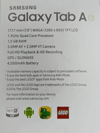 Samsung Galaxy Tab A6 + Funda