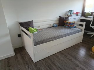 Cama nido doble de madera 90 x 1,90 m.
