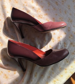 Tacones Paco Gil Burdeos Talla 37