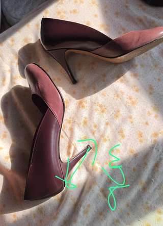 Tacones Paco Gil Burdeos Talla 37