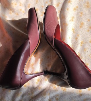 Tacones Paco Gil Burdeos Talla 37