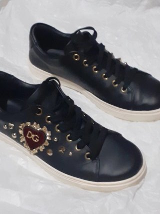 Scarpe Dolce & Gabbana donna nere oro