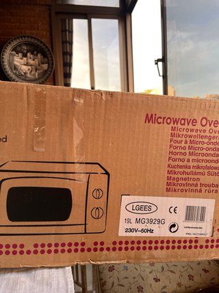 Microonda LG nuevo en caja
