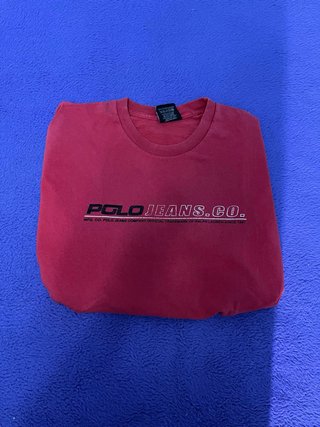 Camiseta Polo Jeans Co. Roja