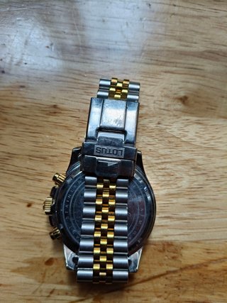 Reloj Lotus Cronógrafo Azul y Dorado