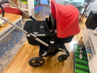 Bugaboo Fox 2019 Capota Roja Acero