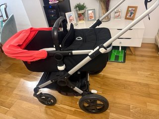 Bugaboo Fox 2019 Capota Roja Acero