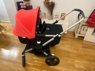 Bugaboo Fox 2019 Capota Roja Acero