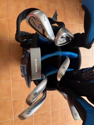 Pack 10 Palos Golf Callaway Strata. Bolsa+fundas.
